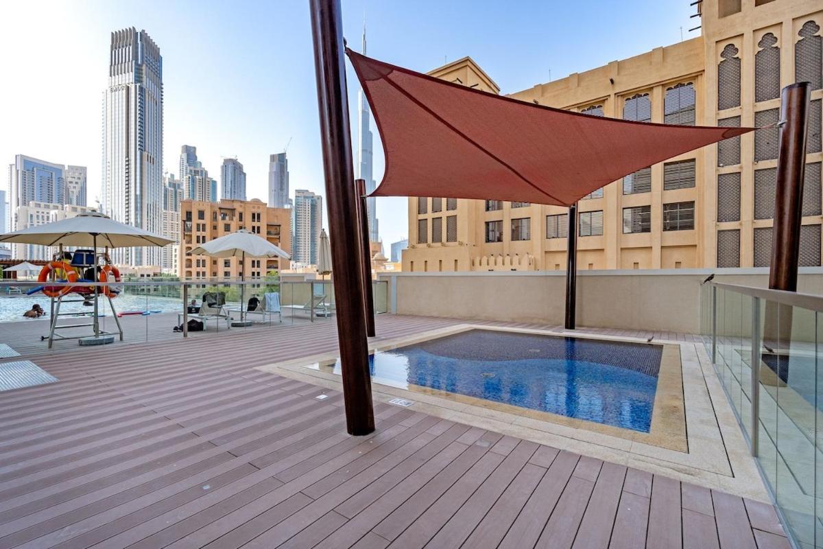 Cool 4-Bedroom Apartment With Burj Views At Bellevue Tower In Downtown Dubai Dış mekan fotoğraf